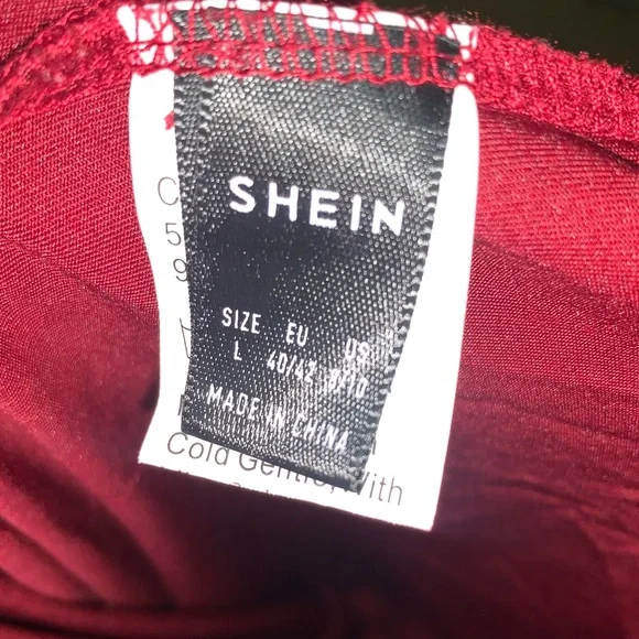 SHEIN Red Mini Dress Size Large - Picture 4 of 5